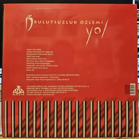 Bulutsuzluk Özlemi – Yol LP PLAK