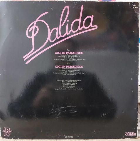 Dalida – Gigi In Paradisco LP PLAK