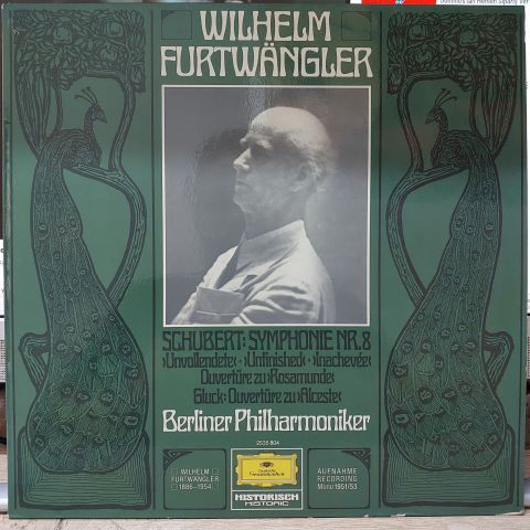 Wilhelm Furtwängler – Schubert / Gluck – Berliner Philharmoniker LP PLAK
