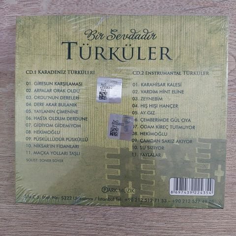 BİR SEVDADIR TÜRKÜLER CD
