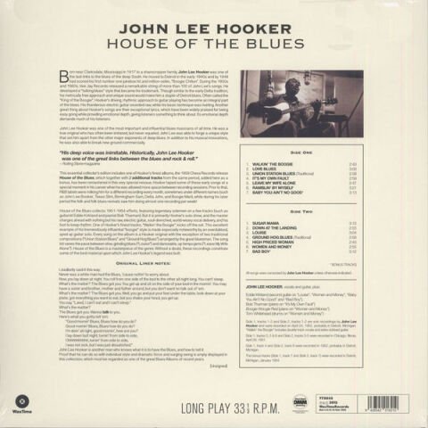 John Lee Hooker – House Of The Blues LP PLAK