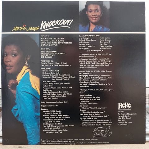 Margie Joseph – Knockout! LP PLAK