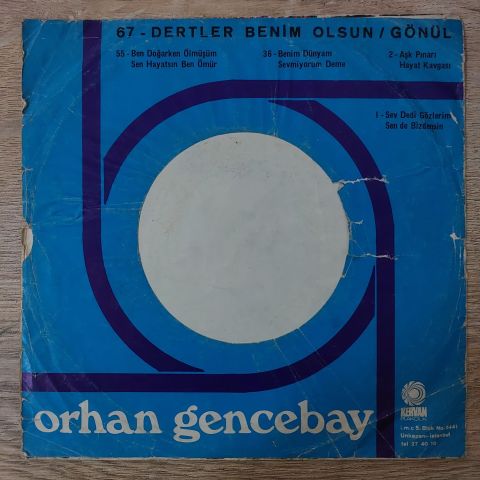 Orhan Gencebay – Benim Dünyam / Sevmiyorum Deme 45LİK PLAK