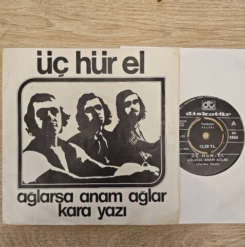 Üç Hür El – Ağlarsa Anam Ağlar / Kara Yazı 45LİK PLAK