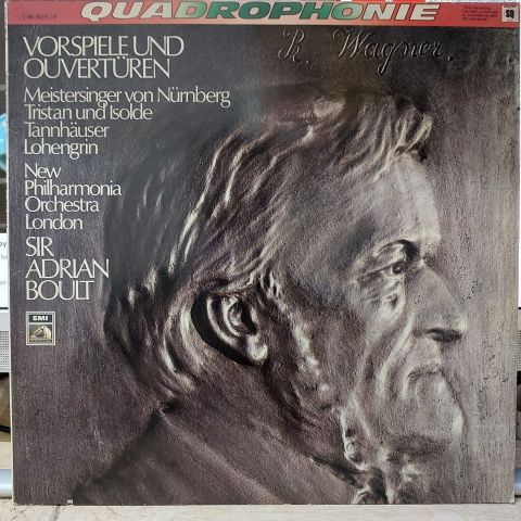 R.Wagner, New Philharmonia Orchestra, Sir Adrian Boult LP PLAK