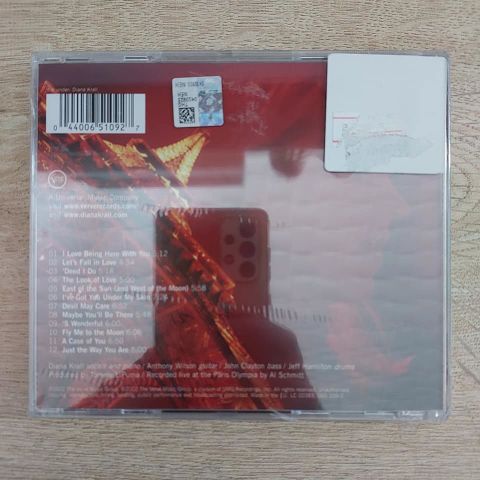 DIANA KRALL - LIVE IN PARIS CD