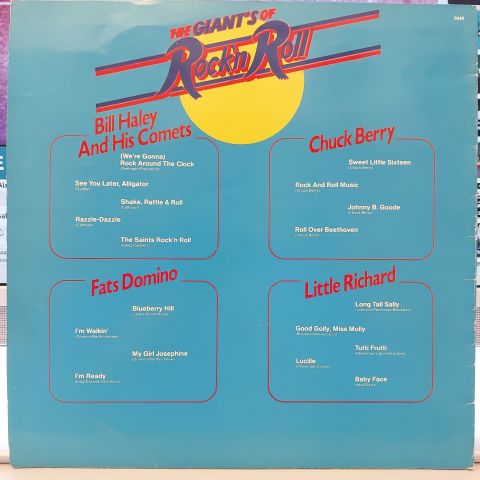Various – The Giants Of Rock'n Roll - Super 4 LP PLAK