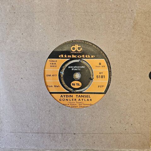 Aydın Tansel – Yeni Bir Gün / Günler Aylar 45LİK PLAK