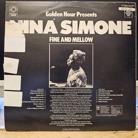 Nina Simone – Fine And Mellow LP PLAK