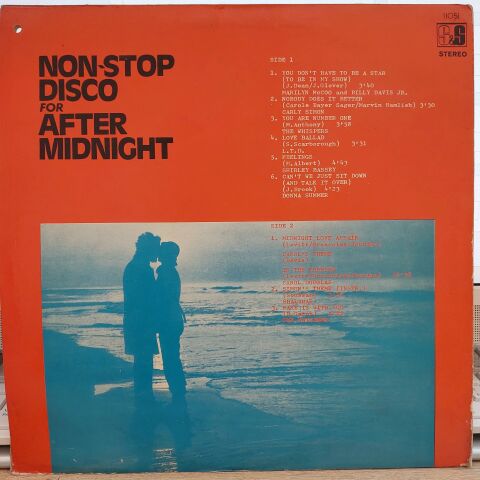 NON STOP DISCI FOR AFTER MIDNIGHT LP PLAK