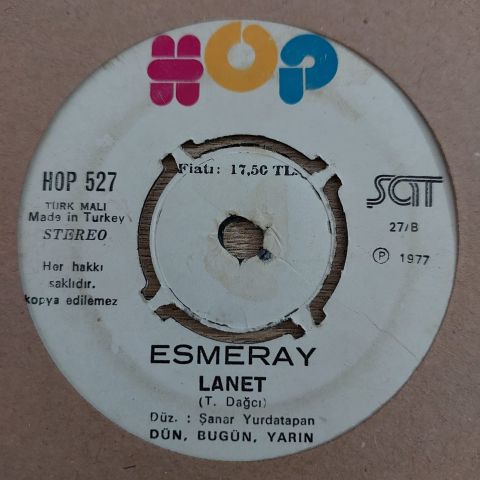 ESMERAY - YOLLAR YOLLAR 45LİK PLAK