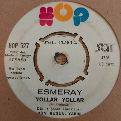 ESMERAY - YOLLAR YOLLAR 45LİK PLAK