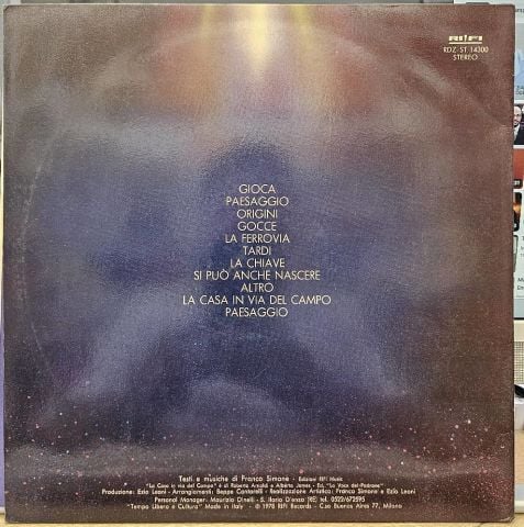 Franco Simone – Paesaggio LP PLAK