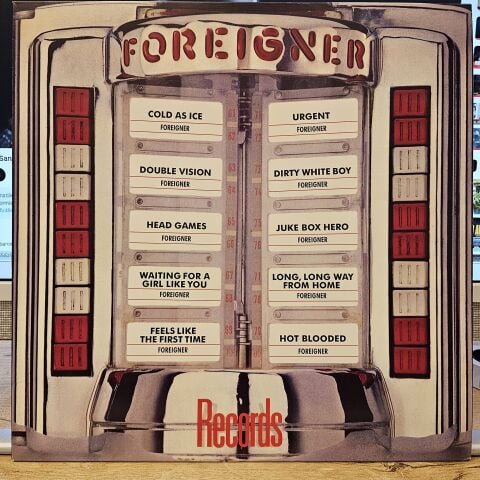 Foreigner – Records LP PLAK (RENKLİ PLAK KIRMIZI)