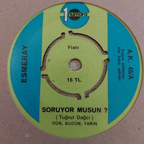 ESMERAY - GARİP ANAM 45LİK PLAK