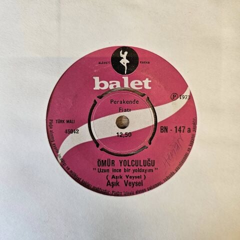 Aşık Veysel – Ömür Yolculuğu 45LİK PLAK