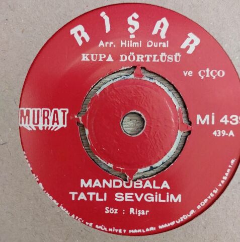 Rişar – Mandubala Tatlı Sevgilim 45LİK PLAK