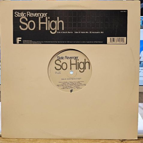 Static Revenger – So High LP PLAK