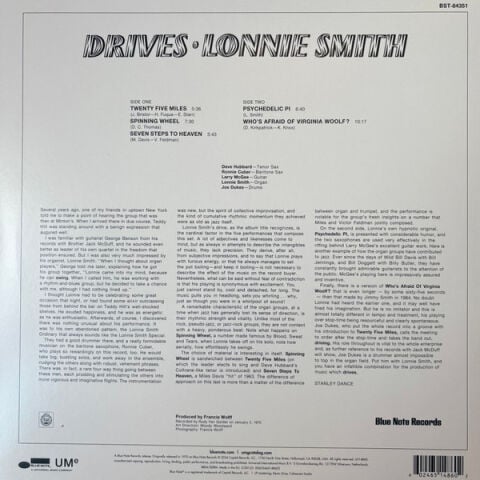 Lonnie Smith – Drives LP PLAK