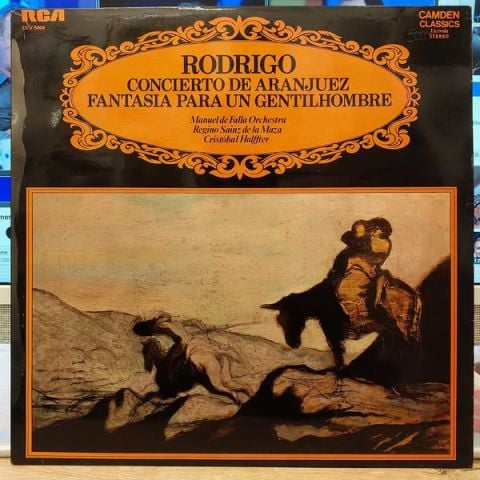 Rodrigo - Manuel de Falla Orchestra / Regino Sainz de la Maza / Cristóbal Halffter – Concierto De Aranjuez / Fantasia Para Un Gentilhombre LP PLAK