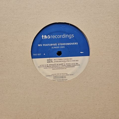 MV Featuring Stereomovers – Slinger 2005 LP PLAK