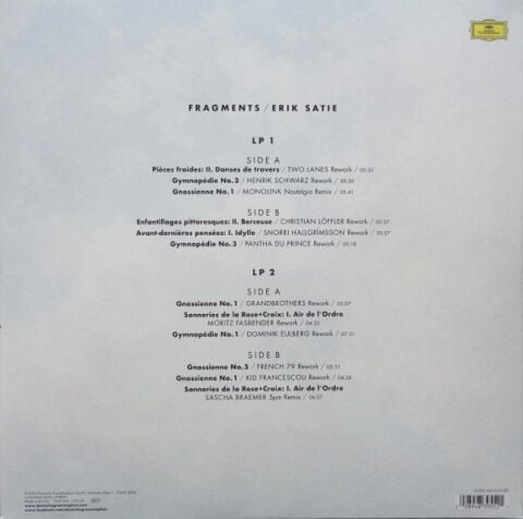 Erik Satie – Fragments LP PLAK