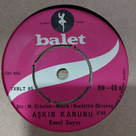 EMEL SAYIN - AŞKIN KANUNU 45LİK PLAK