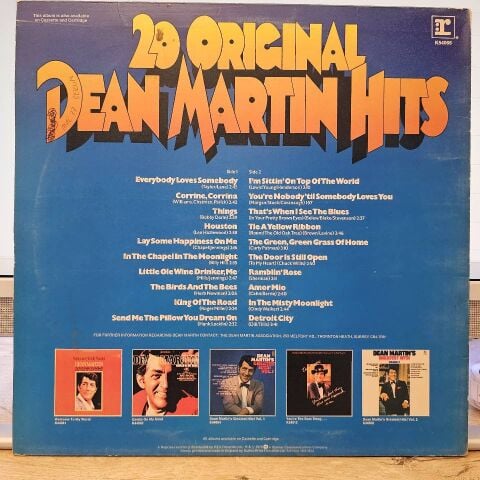 Dean Martin – 20 Original Dean Martin Hits LP PLAK