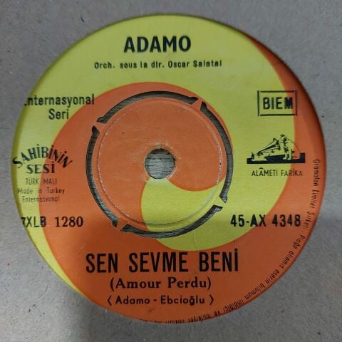 ADAMO - SEN SEVME BENİ 45LİK PLAK