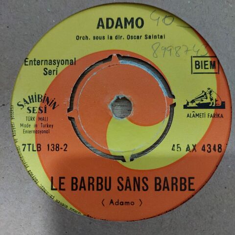 ADAMO - SEN SEVME BENİ 45LİK PLAK