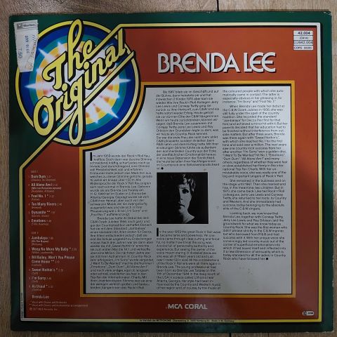 Brenda Lee – The Original Brenda Lee LP PLAK