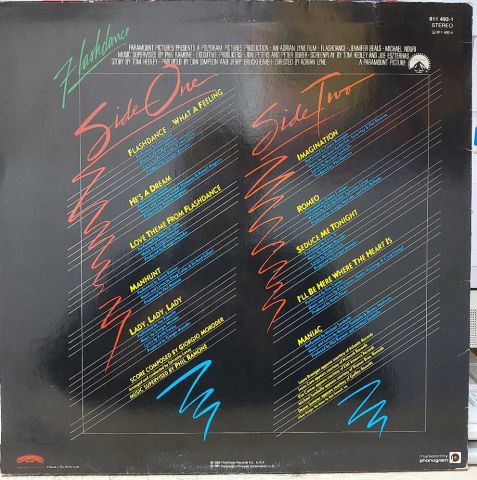 Various – Flashdance (Original Soundtrack From The Motion Picture) LP PLAK