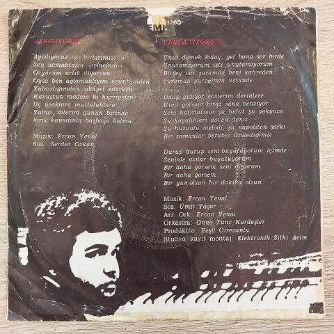 ERCAN YENAL - UNUTAMIYORUM 45LİK PLAK