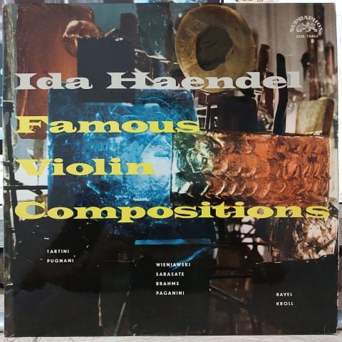 Tartini, Pugnani, Wieniawski, Sarasate, Brahms, Paganini, Ravel LP PLAK