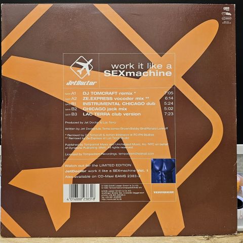Jet Doctor – Work It Like A Sexmachine Vol. 2 LP PLAK