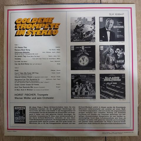 Horst Fischer – Goldene Trompete In Stereo LP PLAK