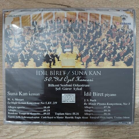 İDİL RİBET / SUNA KAN - 50. YIL ÖZEL KONSERİ CD