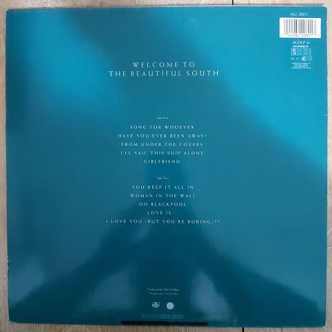 The Beautiful South – Welcome To The Beautiful South LP PLAK