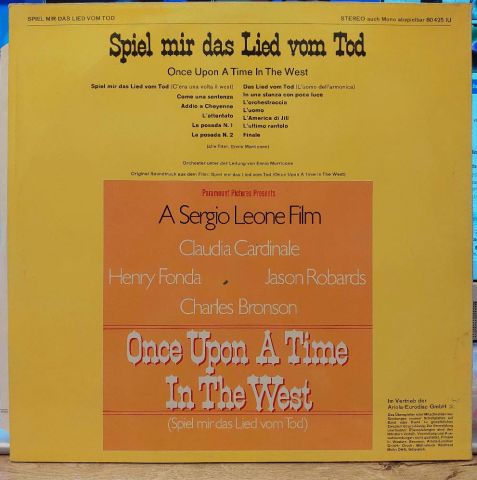 Ennio Morricone – Spiel Mir Das Lied Vom Tod LP PLAK