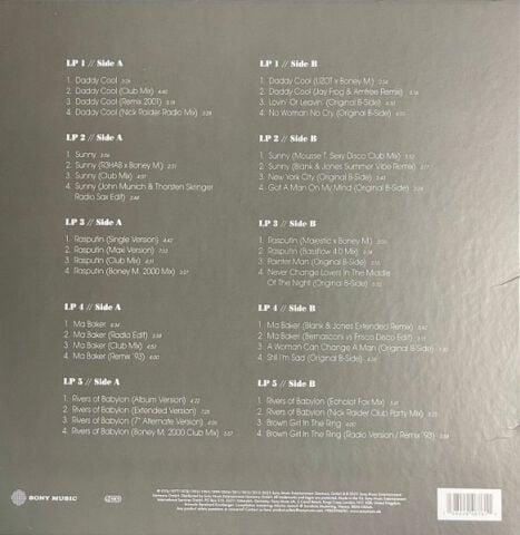 Boney M. – The Hits: The Mixes EP Collection (Volume 1) LP PLAK (BOXSET)