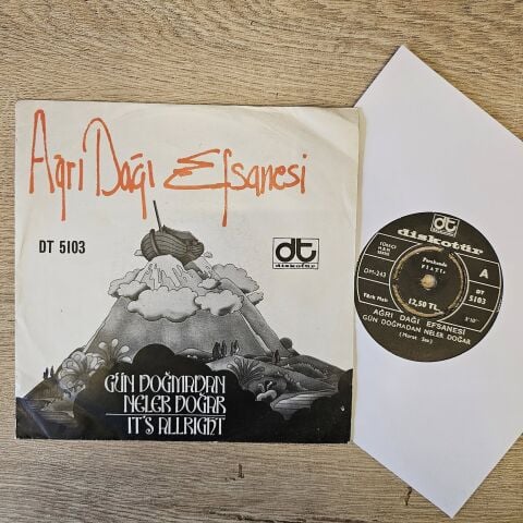 Ağrı Dağı Efsanesi – Gün Doğmadan Neler Doğar / It's Allright 45LİK PLAK