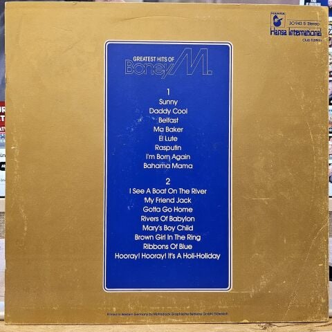 Boney M. – Greatest Hits Of Boney M. LP PLAK