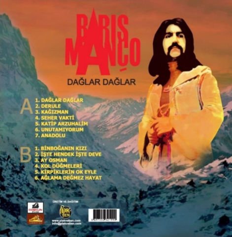 Barış Manço – Dağlar Dağlar LP PLAK
