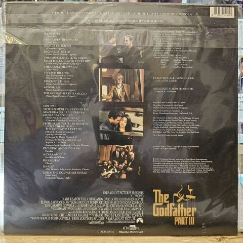 Carmine Coppola, Nino Rota – The Godfather Part III (Music From The Original Motion Picture Soundtrack) LP PLAK