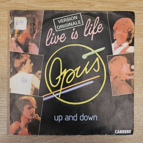 Opus – Live Is Life 45LİK PLAK