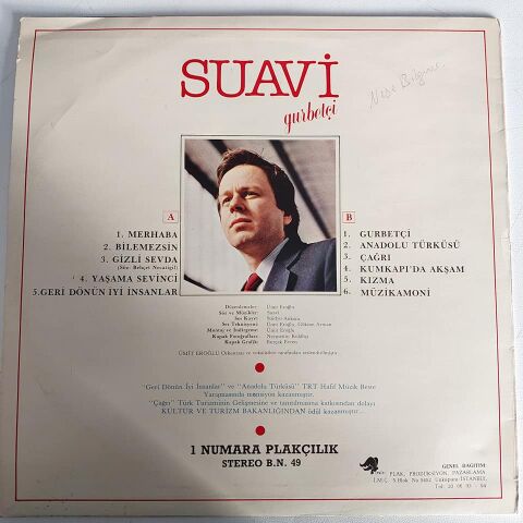 SUAVİ - GURBETÇİ LP PLAK