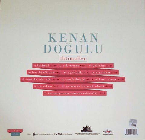 Kenan Doğulu – İhtimaller LP PLAK