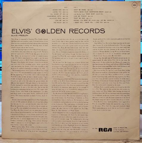 Elvis Presley – Elvis' Golden Records LP PLAK