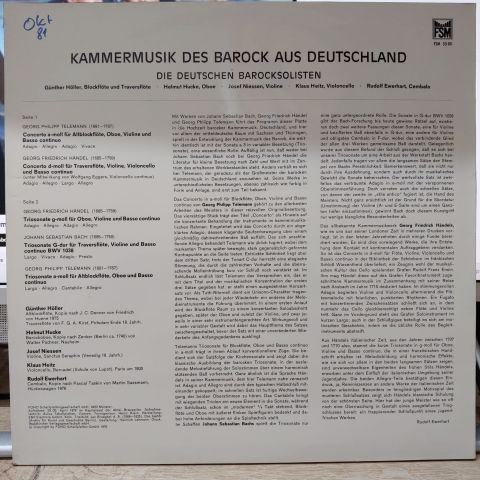 J.S.Bach, Händel, Telemann LP PLAK