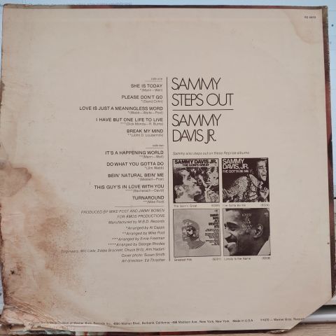 Sammy Davis Jr. – Sammy Steps Out LP PLAK